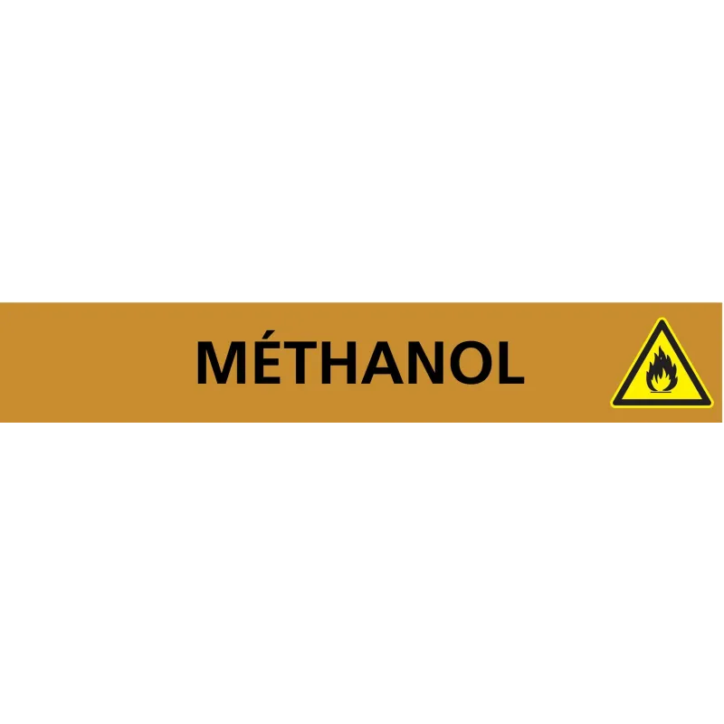 Panneau METHANOL 222X37 MARQUAGE TUYAU Taliaplast 731537 | 731537 Panneau METHANOL 222X37 MARQUAGE TUYAU Taliaplast 731537 | 731537