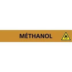 Panneau METHAMOL 312X52 MARQUAGE TUYAU Taliaplast 730537 | 730537