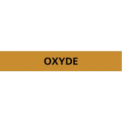 Panneau OXYDE 156X26 MARQUAGE TUYAUTER Taliaplast 732552 | 732552