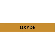 Panneau OXYDE 222X37 MARQUAGE TUYAUTER Taliaplast 731552 | 731552