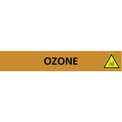Panneau OZONE 222X37 MARQUAGE TUYAUTER Taliaplast 731542 | 731542