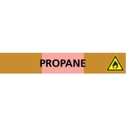 Panneau PROPANE 156X26 MARQUAGE TUYAUT Taliaplast 732543 | 732543
