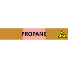 Panneau PROPANE 156X26 MARQUAGE TUYAUT Taliaplast 732543 | 732543