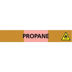Panneau PROPANE 222X37 MARQUAGE TUYAUT Taliaplast 731543 | 731543
