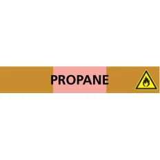 Panneau PROPANE 222X37 MARQUAGE TUYAUT Taliaplast 731543 | 731543
