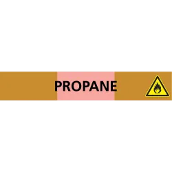 Panneau PROPANE 312X52 MARQUAGE TUYAUT Taliaplast 730543 | 730543