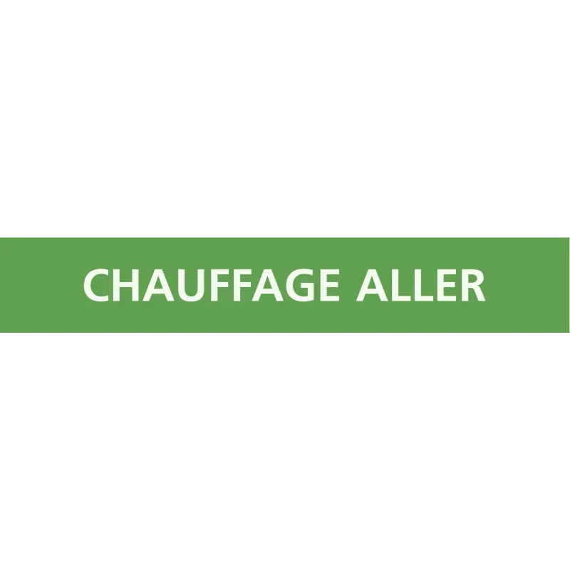 Panneau CHAUFFAGE ALLER 312x52 MARQUAG Taliaplast 730103 | 730103