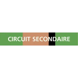 Panneau CIRCUIT SECONDAIRE 312x52mm (1 Taliaplast 730108 | 730108