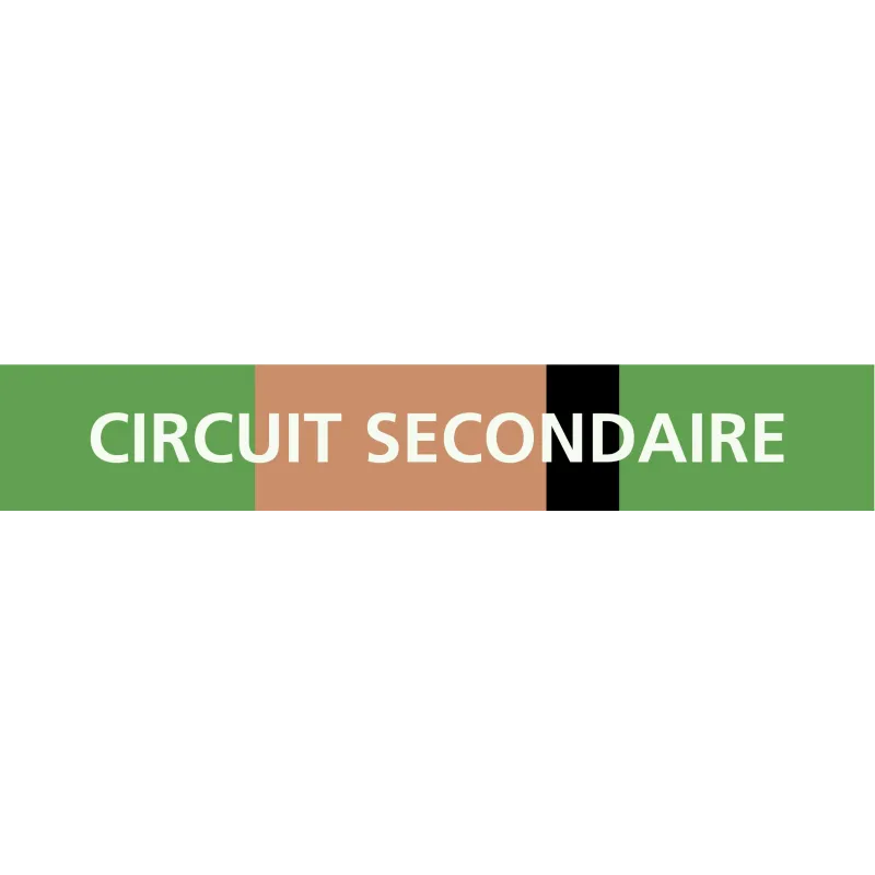 Panneau CIRCUIT SECONDAIRE 312x52mm (1 Taliaplast 730108 | 730108