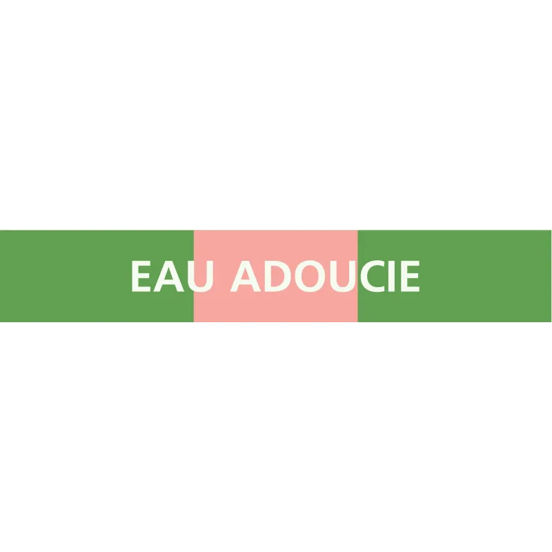Panneau EAU ADOUCIE 222X37 MARQUAGE TU Taliaplast 731114 | 731114 Panneau EAU ADOUCIE 222X37 MARQUAGE TU Taliaplast 731114 | 731114