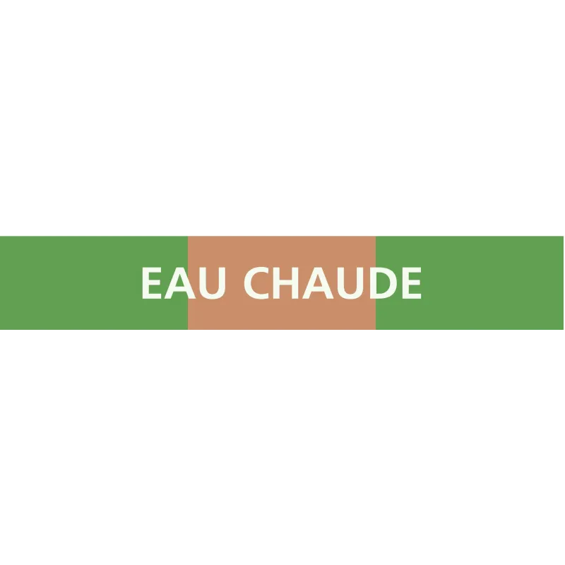 Panneau EAU CHAUDE 222X37 MARQUAGE TUY Taliaplast 731116 | 731116 Panneau EAU CHAUDE 222X37 MARQUAGE TUY Taliaplast 731116 | 731116