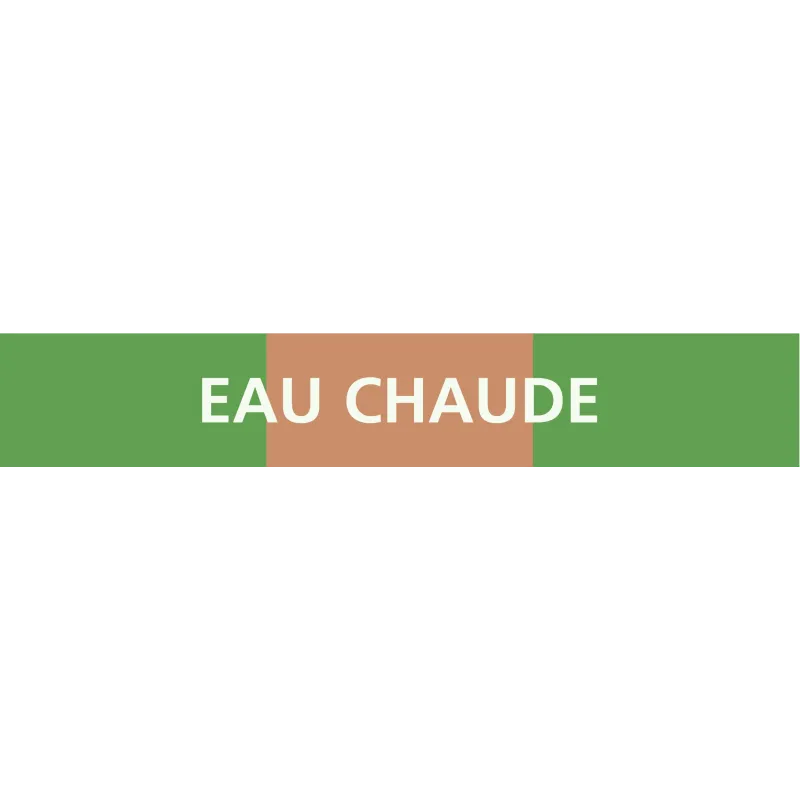Panneau EAU CHAUDE 312x52mm (10 ADHESI Taliaplast 730116 | 730116 Panneau EAU CHAUDE 312x52mm (10 ADHESI Taliaplast 730116 | 730116