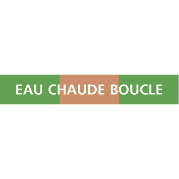 Panneau EAU CHAUDE BOUCLE 222x37mm (20 Taliaplast 731812 | 731812 Panneau EAU CHAUDE BOUCLE 222x37mm (20 Taliaplast 731812 | 731812