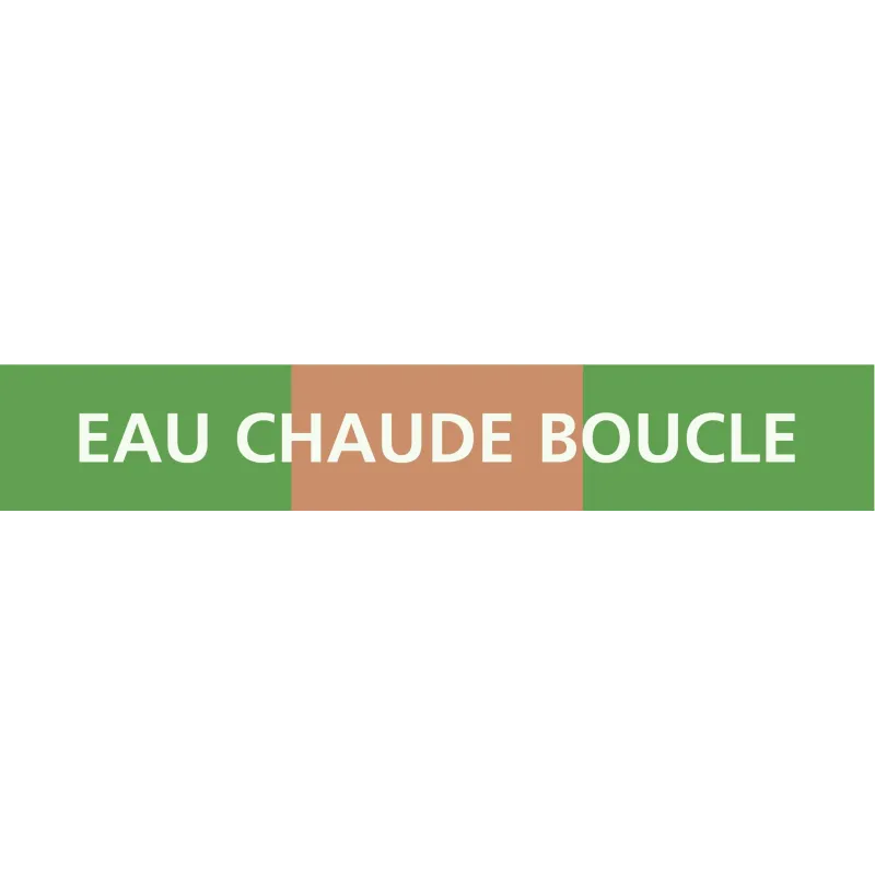 Panneau EAU CHAUDE BOUCLE 312x52mm (10 Taliaplast 730812 | 730812 Panneau EAU CHAUDE BOUCLE 312x52mm (10 Taliaplast 730812 | 730812