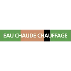 Panneau EAU CHAUDE CHAUFFAGE222X37 MAR Taliaplast 731124 | 731124