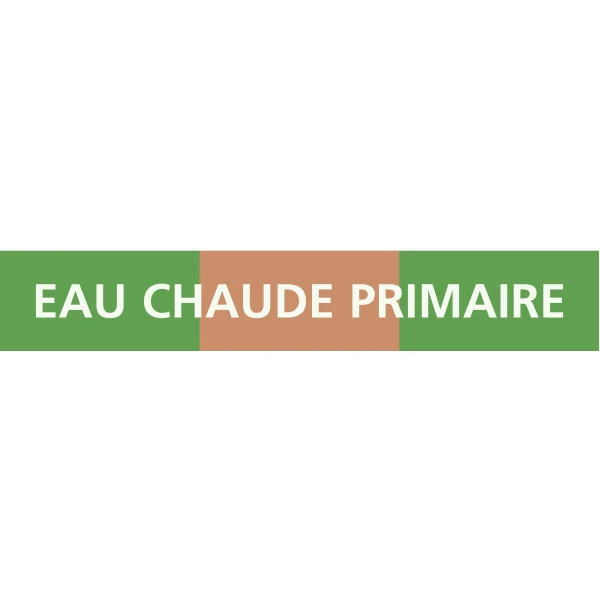 Panneau EAU CHAUDE PRIMAIRE 156x26mm ( Taliaplast 732125 | 732125 Panneau EAU CHAUDE PRIMAIRE 156x26mm ( Taliaplast 732125 | 732125