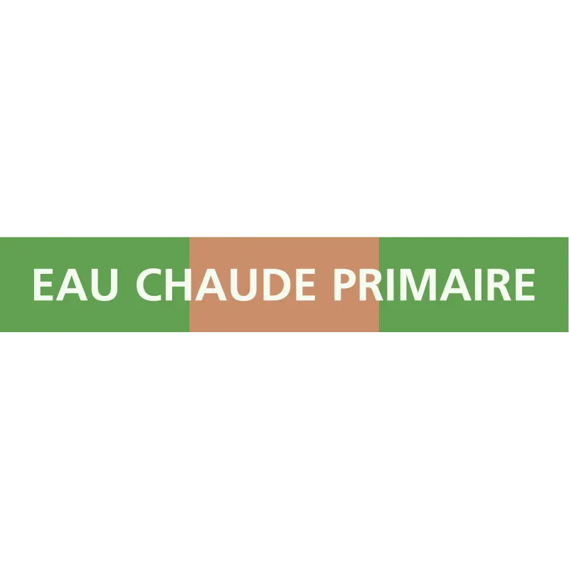Panneau EAU CHAUDE PRIMAIRE 312x52mm ( Taliaplast 730125 | 730125 Panneau EAU CHAUDE PRIMAIRE 312x52mm ( Taliaplast 730125 | 730125