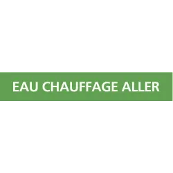 Panneau EAU CHAUFFAGE ALLER 222x37mm ( Taliaplast 731136 | 731136