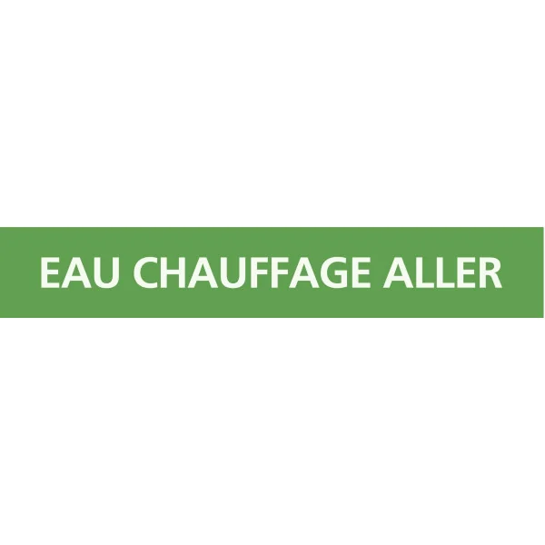 Panneau EAU CHAUFFAGE ALLER 222x37mm ( Taliaplast 731136 | 731136 Panneau EAU CHAUFFAGE ALLER 222x37mm ( Taliaplast 731136 | 731136