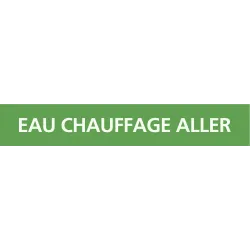 Panneau EAU CHAUFFAGE ALLER 312x52mm ( Taliaplast 730136 | 730136