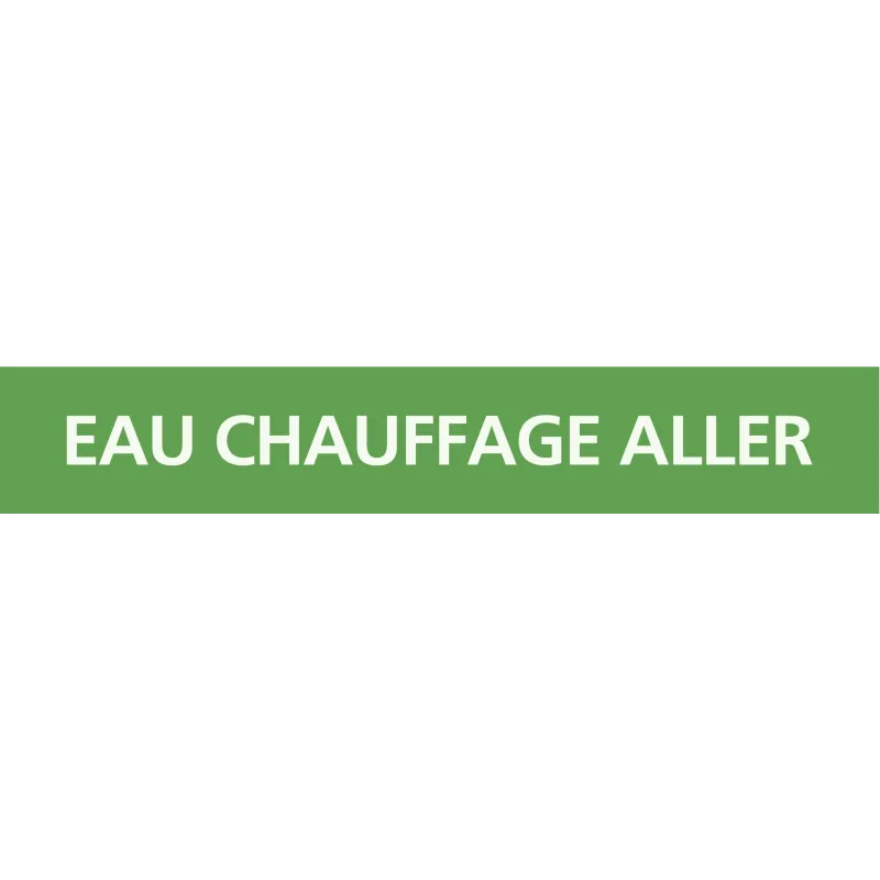 Panneau EAU CHAUFFAGE ALLER 312x52mm ( Taliaplast 730136 | 730136 Panneau EAU CHAUFFAGE ALLER 312x52mm ( Taliaplast 730136 | 730136