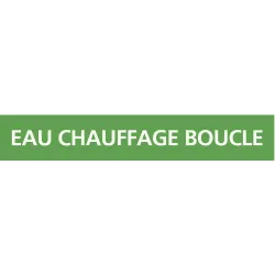 Panneau EAU CHAUFFAGE BOUCLE 222x37mm Taliaplast 731137 | 731137