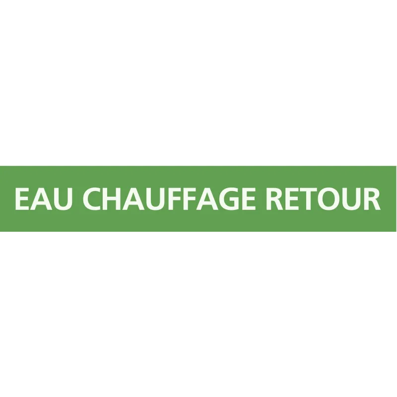 Panneau EAU CHAUFFAGE RETOUR 156x26mm Taliaplast 732138 | 732138 Panneau EAU CHAUFFAGE RETOUR 156x26mm Taliaplast 732138 | 732138
