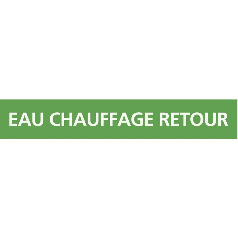 Panneau EAU CHAUFFAGE RETOUR 222x37mm Taliaplast 731138 | 731138 Panneau EAU CHAUFFAGE RETOUR 222x37mm Taliaplast 731138 | 731138