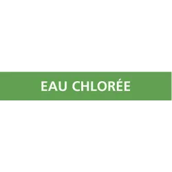 Panneau EAU CHLORÉE 222x37mm (20 ADHES Taliaplast 731129 | 731129