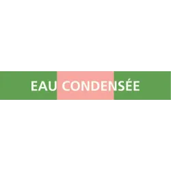 Panneau EAU CONDENSÉE 312x52mm (10 ADH Taliaplast 730131 | 730131