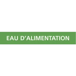 Panneau EAU D'ALIMENT. 156X26 MARQUAGE Taliaplast 732135 | 732135