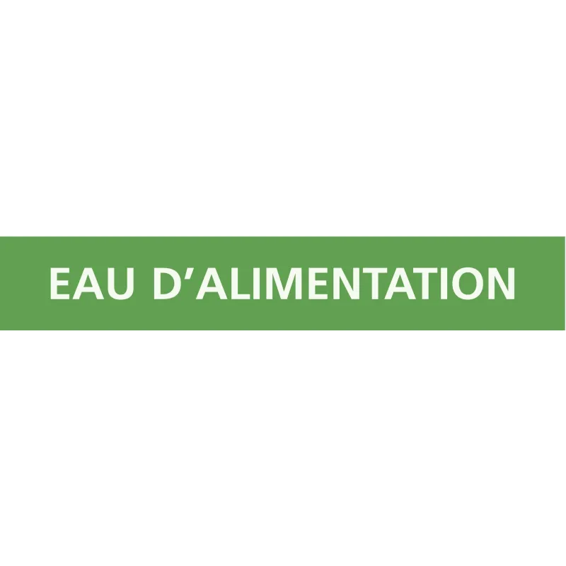 Panneau EAU D'ALIMENT. 156X26 MARQUAGE Taliaplast 732135 | 732135