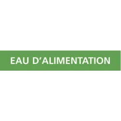Panneau EAU D’ALIMENTATION 222x37mm (2 Taliaplast 731135 | 731135