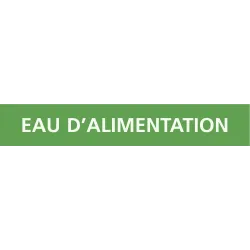 Panneau EAU D’ALIMENTATION 312x52mm (1 Taliaplast 730135 | 730135