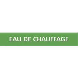 Panneau EAU DE CHAUFFAGE 156x26mm (20 Taliaplast 732813 | 732813