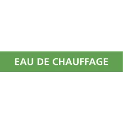 Panneau EAU DE CHAUFFAGE 222x37mm (20 Taliaplast 731813 | 731813
