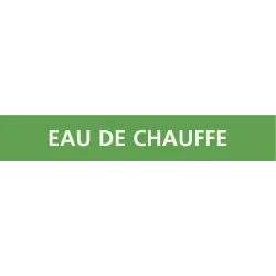 Panneau EAU DE CHAUFFE 312x52mm (10 AD Taliaplast 730139 | 730139