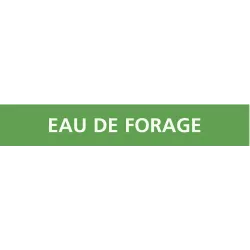 Panneau EAU DE FORAGE 222x37mm (20 ADH Taliaplast 731143 | 731143