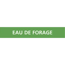 Panneau EAU DE FORAGE 312X52 MARQUAGE Taliaplast 730143 | 730143