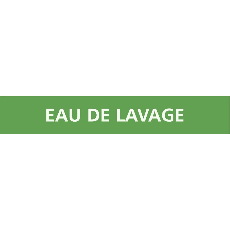 Panneau EAU DE LAVAGE 222X37 MARQUAGE Taliaplast 731144 | 731144 Panneau EAU DE LAVAGE 222X37 MARQUAGE Taliaplast 731144 | 731144