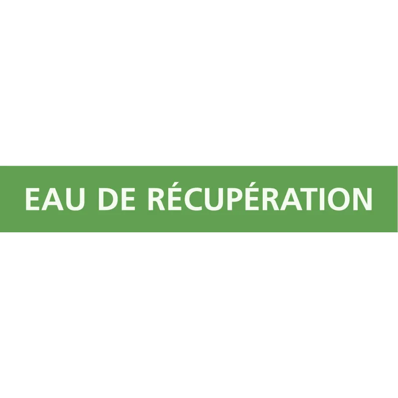 Panneau EAU DE RÉCUPÉRATION 312x52mm ( Taliaplast 730146 | 730146 Panneau EAU DE RÉCUPÉRATION 312x52mm ( Taliaplast 730146 | 730146