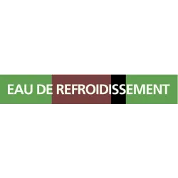 Panneau EAU DE REFROID. 156X26 MARQUAG Taliaplast 732147 | 732147