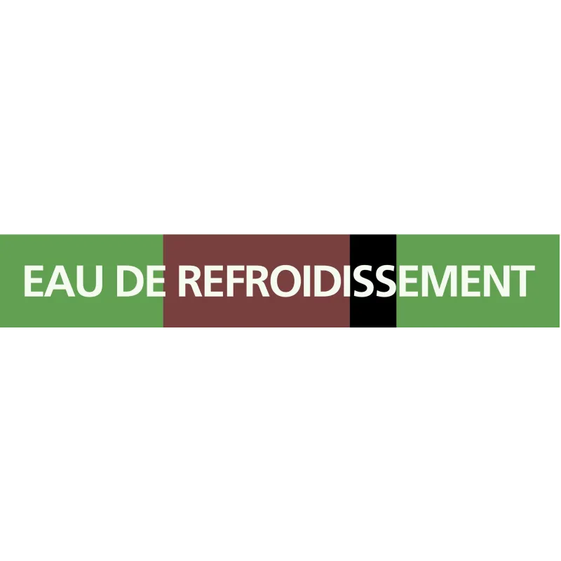Panneau EAU DE REFROIDISSEMENT 222x37m Taliaplast 731147 | 731147