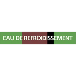 Panneau EAU DE REFROIDISSEMENT 312x52m Taliaplast 730147 | 730147