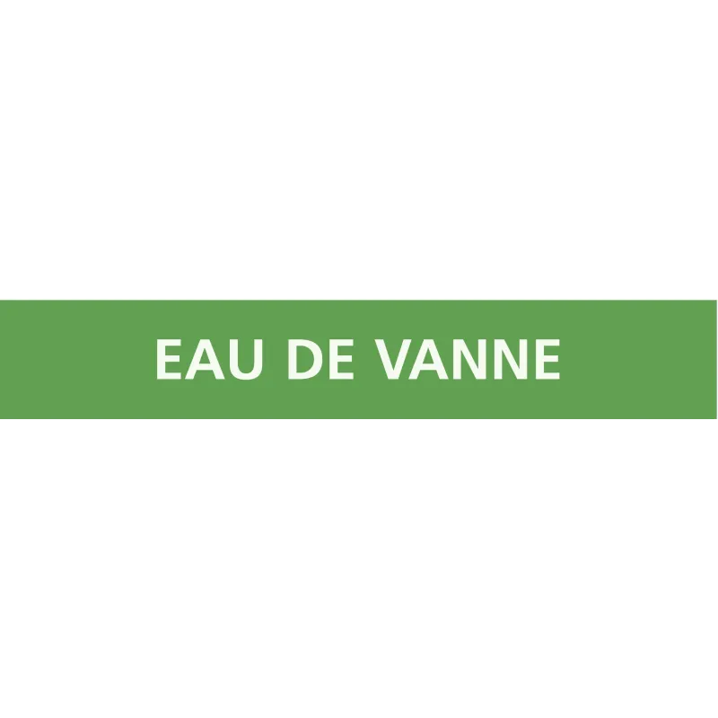 Panneau EAU DE VANNE 156X26 MARQUAGE T Taliaplast 732151 | 732151