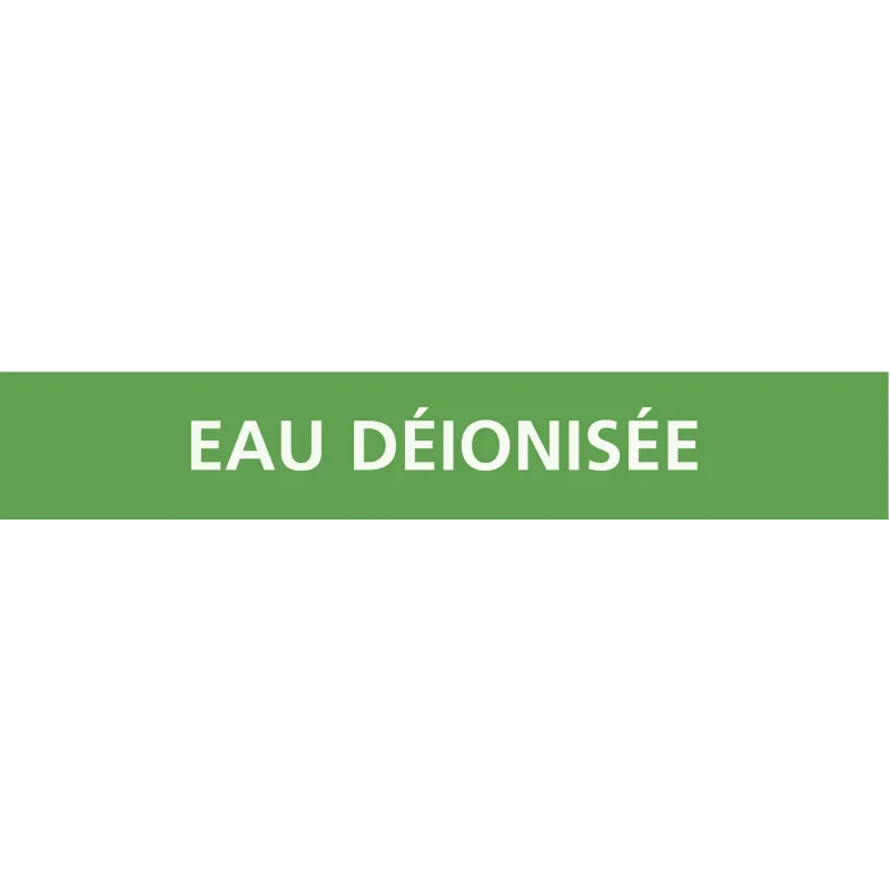 Panneau EAU DÉIONISÉE 156x26mm (20 ADH Taliaplast 732155 | 732155 Panneau EAU DÉIONISÉE 156x26mm (20 ADH Taliaplast 732155 | 732155