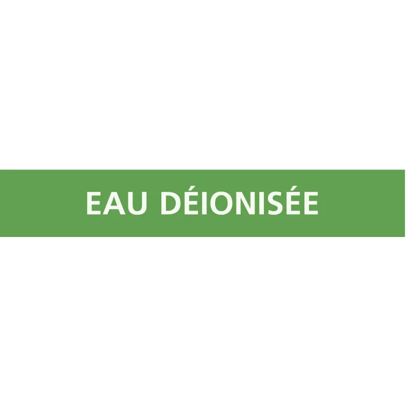 Panneau EAU DÉIONISÉE 222x37mm (20 ADH Taliaplast 731155 | 731155 Panneau EAU DÉIONISÉE 222x37mm (20 ADH Taliaplast 731155 | 731155