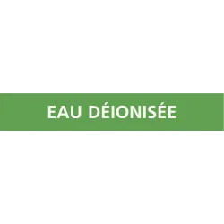 Panneau EAU DÉIONISÉE 312x52mm (10 ADH Taliaplast 730155 | 730155