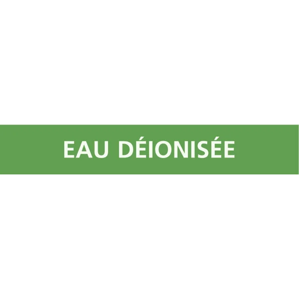 Panneau EAU DÉIONISÉE 312x52mm (10 ADH Taliaplast 730155 | 730155 Panneau EAU DÉIONISÉE 312x52mm (10 ADH Taliaplast 730155 | 730155