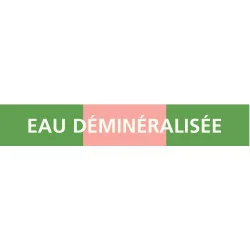 Panneau EAU DÉMINÉRALISÉE 222x37mm (20 Taliaplast 731156 | 731156